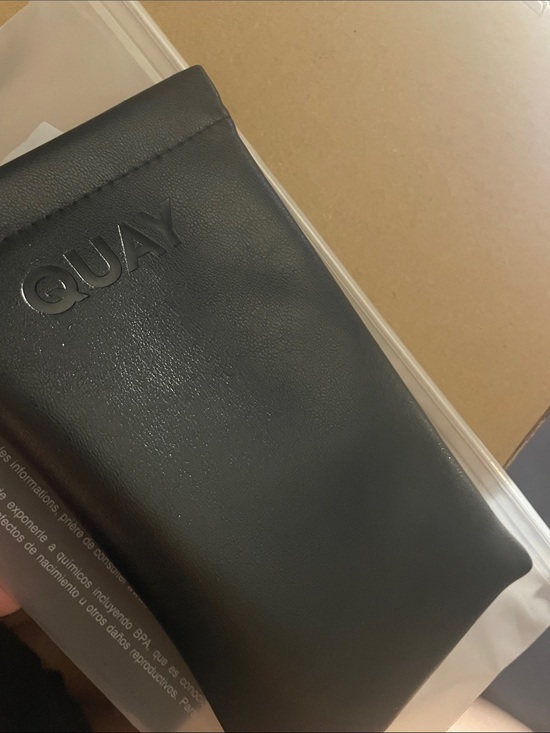 Quay Australia Tempo sunglasses in Grey Frame / Sepia Lens